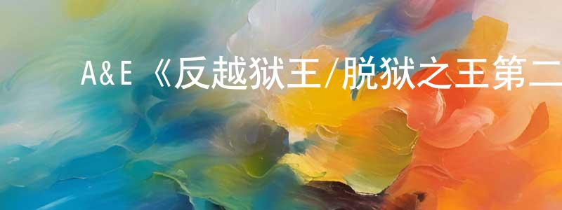 陈金雨的动漫综艺大全,A&E《反越狱王/脱狱之王第二季》迅雷下载/在线观看/百度云-犯罪/历史载-美剧天堂